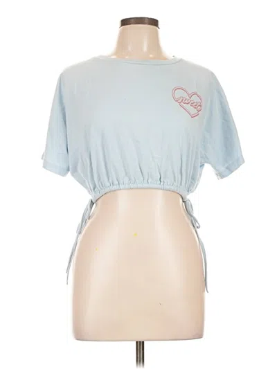 Pre-owned Assorted Brands Short Sleeve T-shirt In Blue