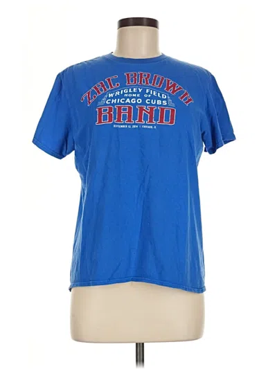 Pre-owned Assorted Brands Short Sleeve T-shirt In Blue