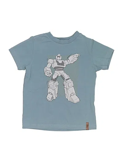 Pre-owned Assorted Brands Kids' Short Sleeve T-shirt In Blue