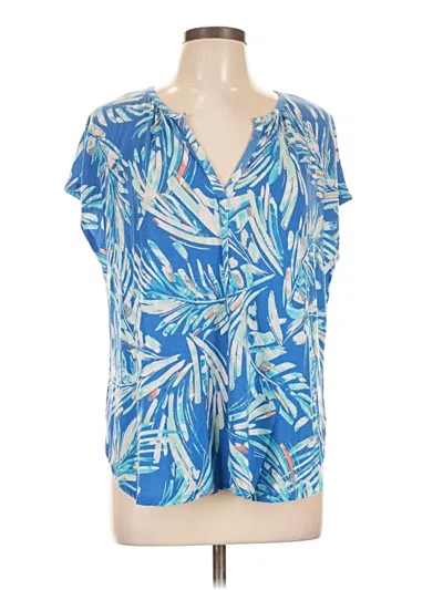 Pre-owned Assorted Brands Short Sleeve T-shirt In Blue