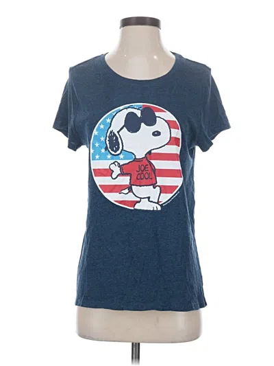 Pre-owned Assorted Brands Short Sleeve T-shirt In Blue