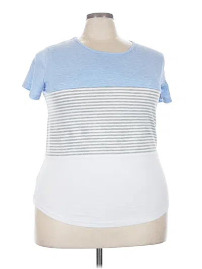 Pre-owned Assorted Brands Short Sleeve T-shirt In Blue