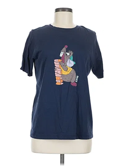 Pre-owned Assorted Brands Short Sleeve T-shirt In Blue