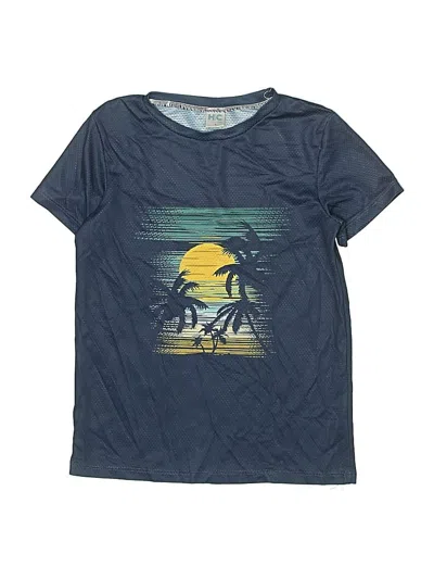Pre-owned Assorted Brands Kids' Short Sleeve T-shirt In Blue