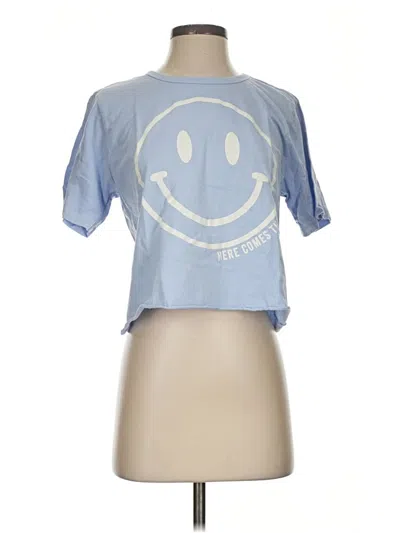 Pre-owned Assorted Brands Short Sleeve T-shirt In Blue