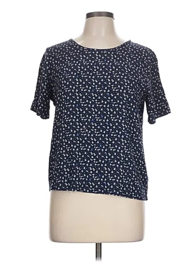 Pre-owned Assorted Brands Short Sleeve T-shirt In Blue