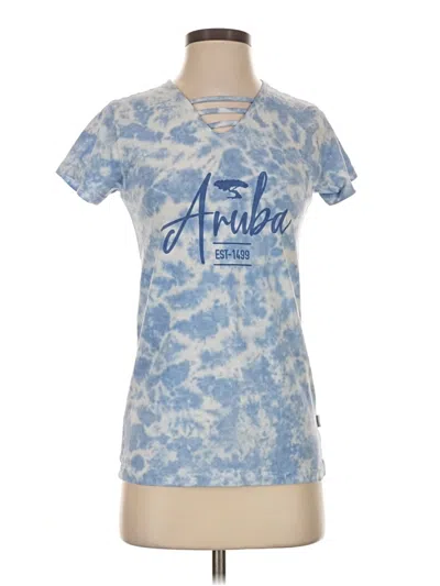 Pre-owned Assorted Brands Short Sleeve T-shirt In Blue