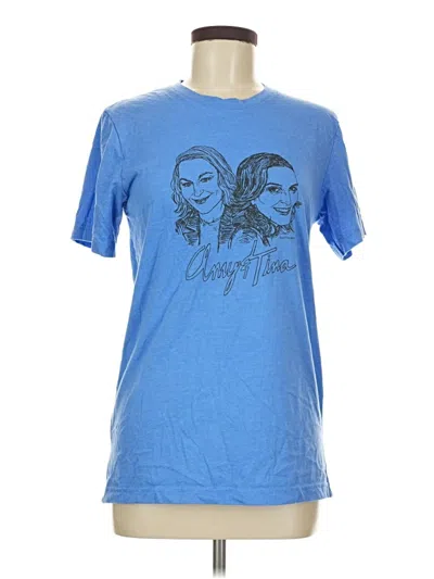 Pre-owned Assorted Brands Short Sleeve T-shirt In Blue