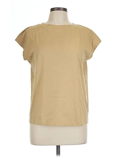 Pre-owned Assorted Brands Short Sleeve T-shirt In Brown