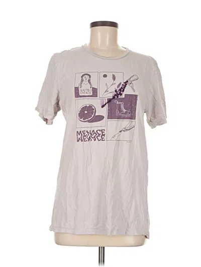 Pre-owned Assorted Brands Short Sleeve T-shirt In Brown