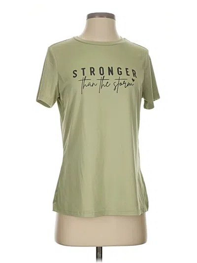 Pre-owned Assorted Brands Short Sleeve T-shirt In Brown