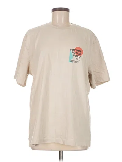 Pre-owned Assorted Brands Short Sleeve T-shirt In Brown