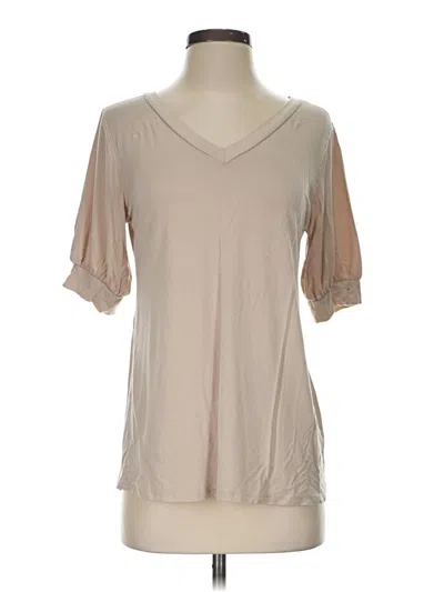Pre-owned Assorted Brands Short Sleeve T-shirt In Brown