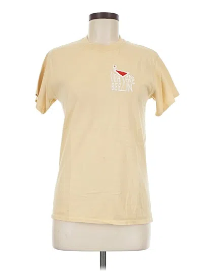 Pre-owned Assorted Brands Short Sleeve T-shirt In Brown