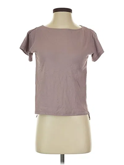 Pre-owned Assorted Brands Short Sleeve T-shirt In Brown