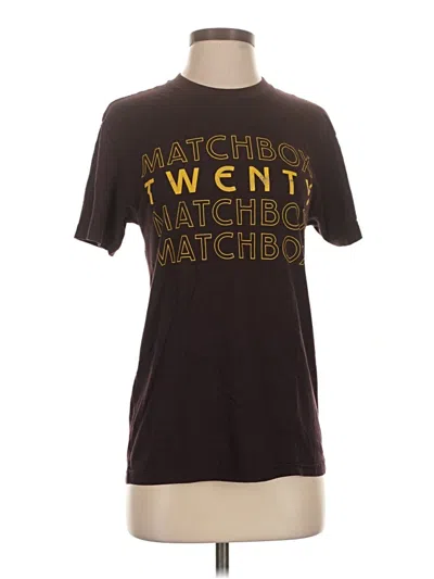 Pre-owned Assorted Brands Short Sleeve T-shirt In Brown