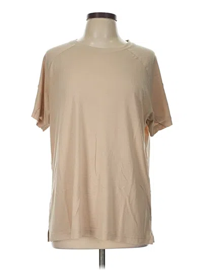 Pre-owned Assorted Brands Short Sleeve T-shirt In Brown