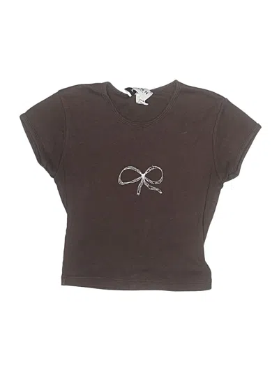 Pre-owned Assorted Brands Kids' Short Sleeve T-shirt In Brown