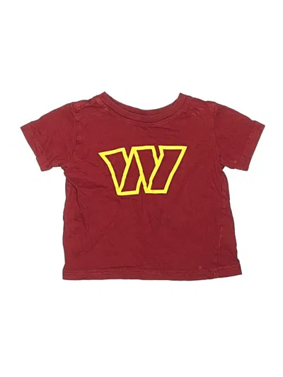 Pre-owned Assorted Brands Kids' Short Sleeve T-shirt In Burgundy