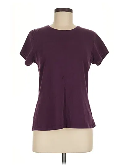 Pre-owned Assorted Brands Short Sleeve T-shirt In Burgundy