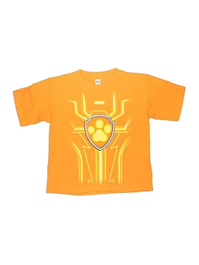 Pre-owned Assorted Brands Kids' Short Sleeve T-shirt In Gold