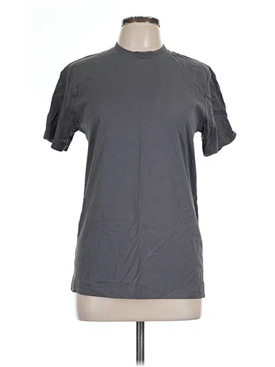 Pre-owned Assorted Brands Short Sleeve T-shirt In Gray