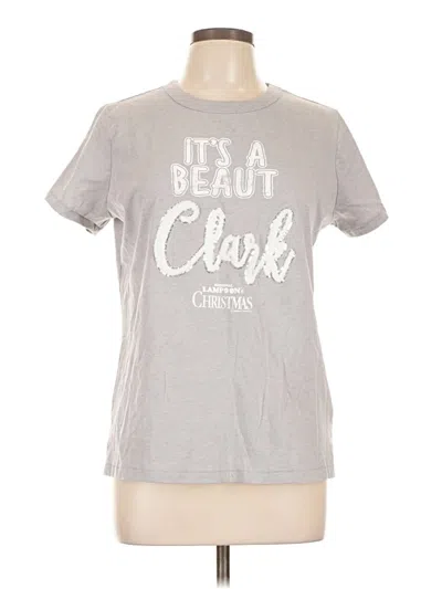 Pre-owned Assorted Brands Short Sleeve T-shirt In Gray