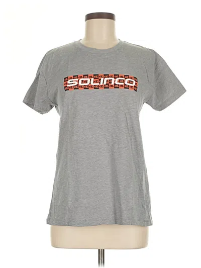 Pre-owned Assorted Brands Short Sleeve T-shirt In Gray
