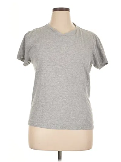 Pre-owned Assorted Brands Short Sleeve T-shirt In Gray