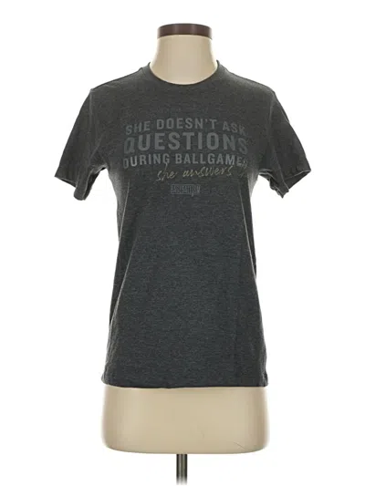 Pre-owned Assorted Brands Short Sleeve T-shirt In Gray