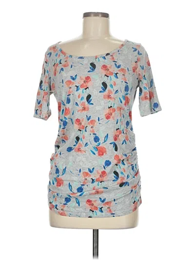 Pre-owned Assorted Brands Short Sleeve T-shirt In Gray