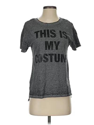 Pre-owned Assorted Brands Short Sleeve T-shirt In Gray