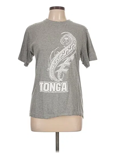 Pre-owned Assorted Brands Short Sleeve T-shirt In Gray