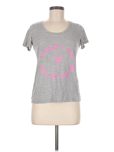 Pre-owned Assorted Brands Short Sleeve T-shirt In Gray