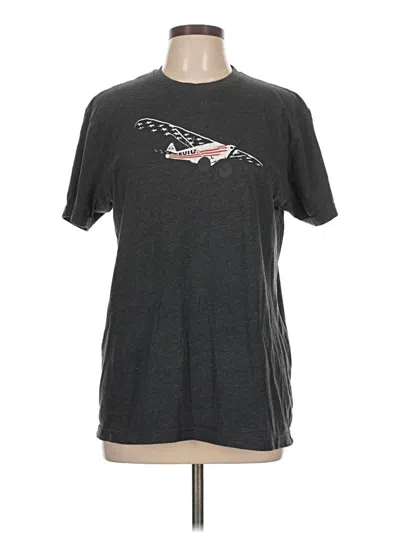 Pre-owned Assorted Brands Short Sleeve T-shirt In Gray