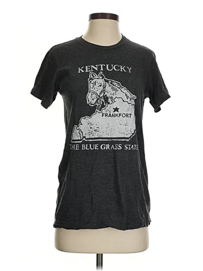 Pre-owned Assorted Brands Short Sleeve T-shirt In Gray