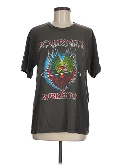 Pre-owned Assorted Brands Short Sleeve T-shirt In Gray