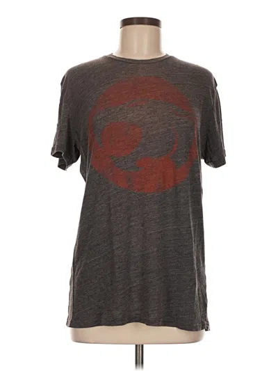 Pre-owned Assorted Brands Short Sleeve T-shirt In Gray