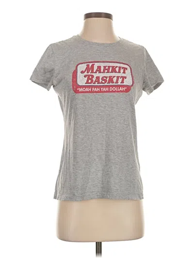 Pre-owned Assorted Brands Short Sleeve T-shirt In Gray
