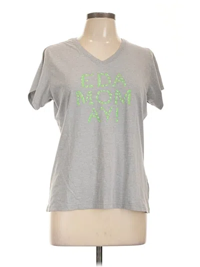 Pre-owned Assorted Brands Short Sleeve T-shirt In Gray