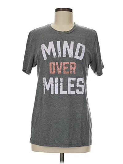 Pre-owned Assorted Brands Short Sleeve T-shirt In Gray