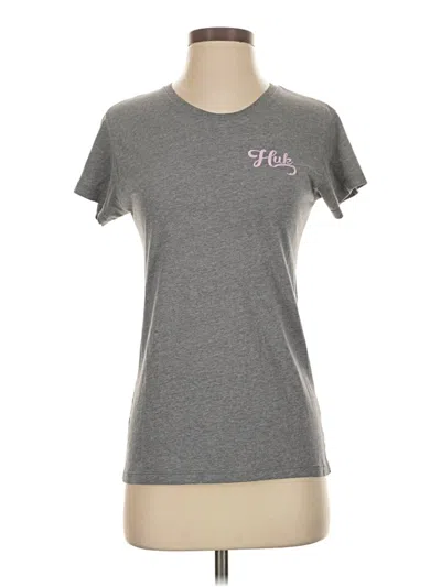 Pre-owned Assorted Brands Short Sleeve T-shirt In Gray