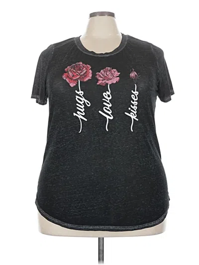 Pre-owned Assorted Brands Short Sleeve T-shirt In Gray