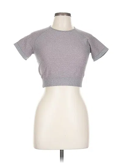 Pre-owned Assorted Brands Short Sleeve T-shirt In Gray