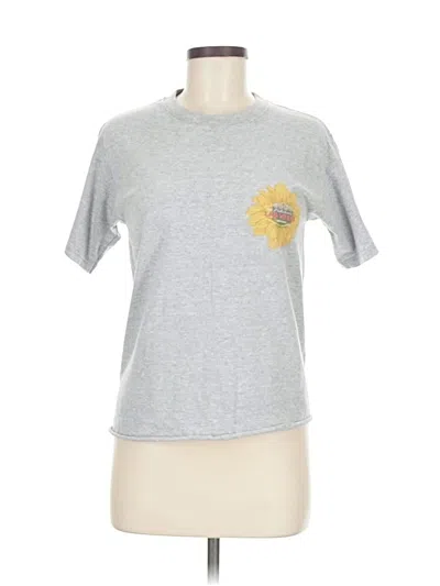 Pre-owned Assorted Brands Short Sleeve T-shirt In Gray