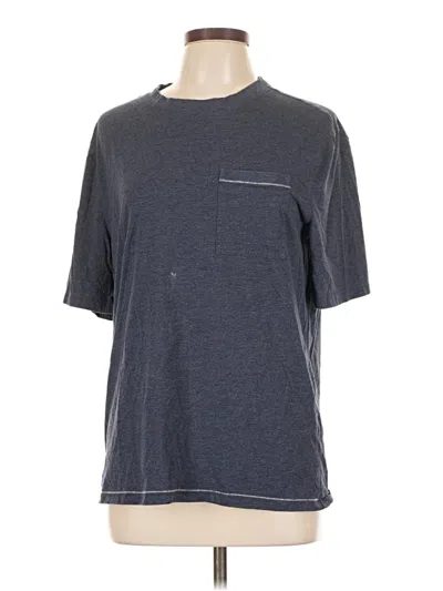 Pre-owned Assorted Brands Short Sleeve T-shirt In Gray