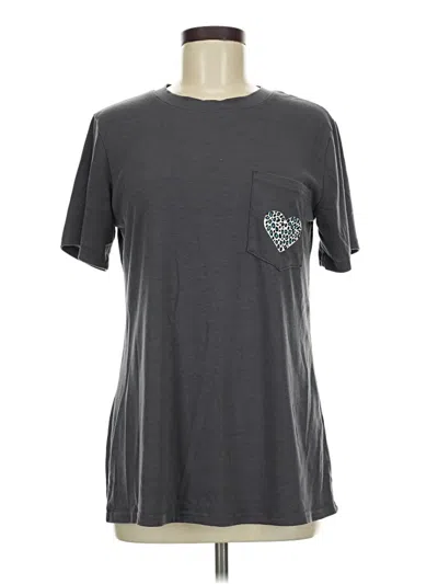 Pre-owned Assorted Brands Short Sleeve T-shirt In Gray