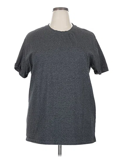 Pre-owned Assorted Brands Short Sleeve T-shirt In Gray
