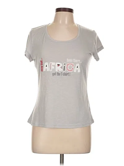 Pre-owned Assorted Brands Short Sleeve T-shirt In Gray