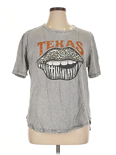 Pre-owned Assorted Brands Short Sleeve T-shirt In Gray
